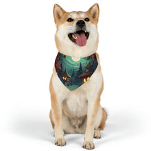DistinctInk Adjustable Pet Banana Collar with Trick or Treat Fun Design for Halloween