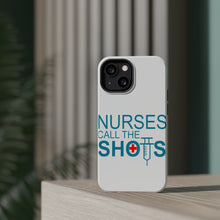 DistinctInk ToughCase for Apple iPhone, Compatible with MagSafe Charging - Nurses Call the Shots