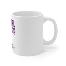 DistinctInk Glossy White Coffee / Tea Mug - One Girl Who Would Rather Wear Boots Than Heels
