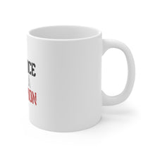 DistinctInk Glossy White Coffee / Tea Mug - Practice Like a Champion