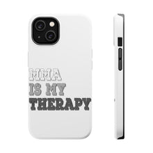 DistinctInk ToughCase for Apple iPhone, Compatible with MagSafe Charging - MMA Is My Therapy