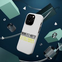 DistinctInk ToughCase for Apple iPhone, Compatible with MagSafe Charging - Engineer's Motto If Isn't Broken Fix It