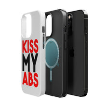 DistinctInk ToughCase for Apple iPhone, Compatible with MagSafe Charging - Kiss My Abs