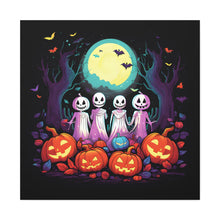 DistinctInk Canvas Wall Art with Exploring the Unknown for Halloween LGBTQ+ Pride