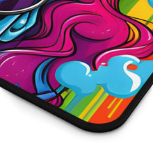 DistinctInk Desk Mat with Leading with Courage and Grace Design for LGBTQ+ Pride
