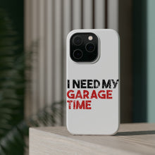 DistinctInk ToughCase for Apple iPhone, Compatible with MagSafe Charging - I Need My Garage Time