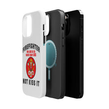 DistinctInk ToughCase for Apple iPhone, Compatible with MagSafe Charging - Firefighter - Job is to Save You