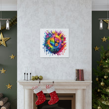 DistinctInk Canvas Wall Art with The Road to Fulfillment for LGBTQ+ Pride