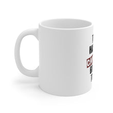 DistinctInk Glossy White Coffee / Tea Mug - Today Has Been Cancelled. Go Back to Bed.