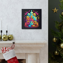 DistinctInk Canvas Wall Art with The Joy of Connecting for Halloween LGBTQ+ Pride