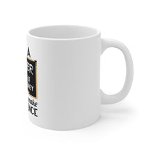 DistinctInk Glossy White Coffee / Tea Mug - I Am A Teacher Make Difference Not Money