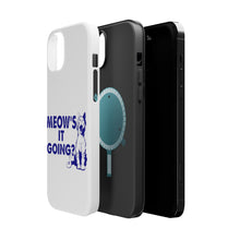 DistinctInk ToughCase for Apple iPhone, Compatible with MagSafe Charging - Meow's It Going?