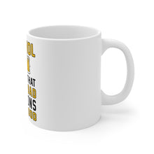 DistinctInk Glossy White Coffee / Tea Mug - Alcohol Makes Bad Decisions Look Good