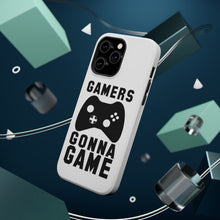DistinctInk ToughCase for Apple iPhone, Compatible with MagSafe Charging - Gamers Gonna Game - Video Games