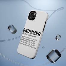 DistinctInk ToughCase for Apple iPhone, Compatible with MagSafe Charging - Drummer Dictionary Definition