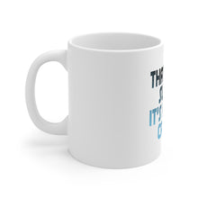 DistinctInk Glossy White Coffee / Tea Mug - That's Not Sweat It's My Fat Crying