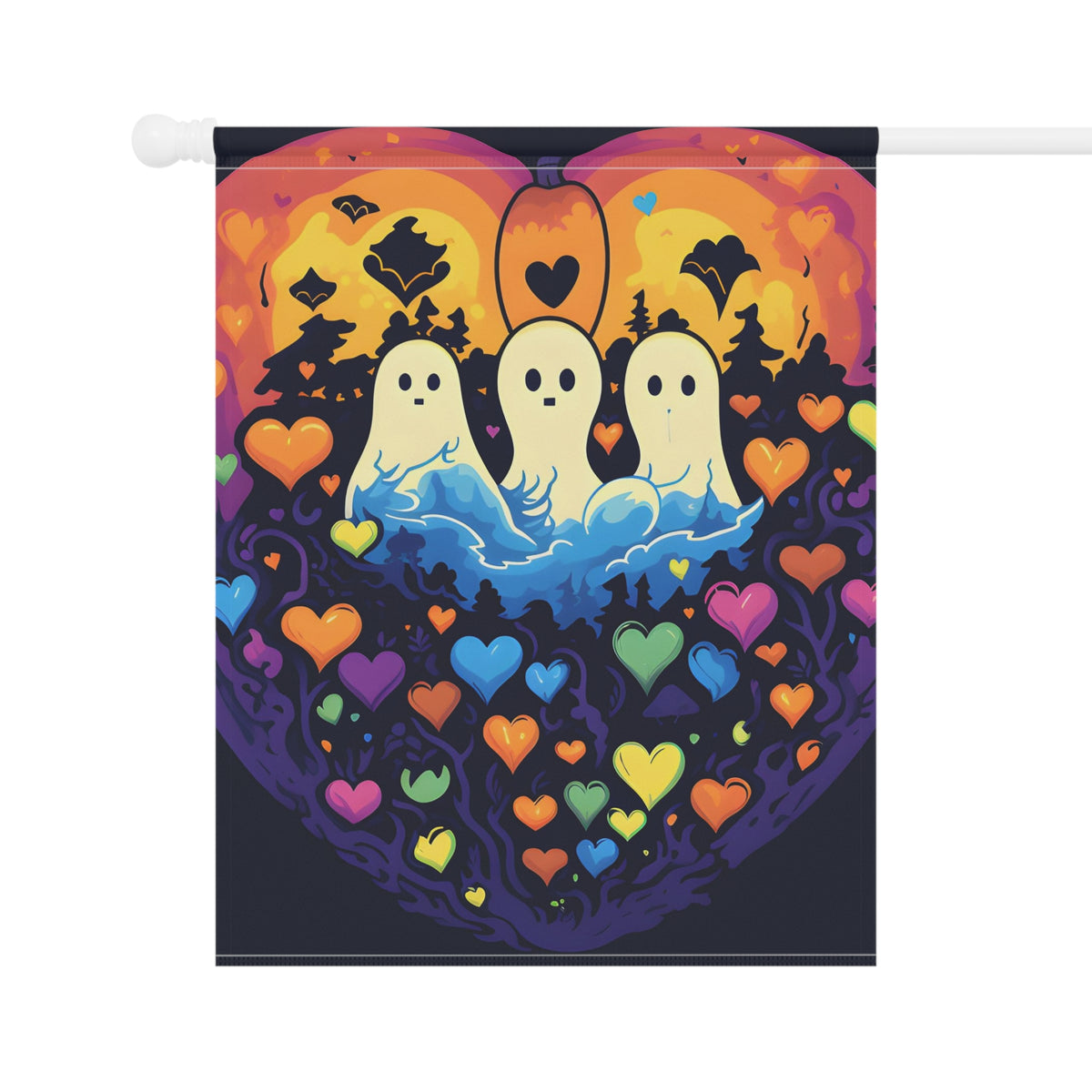Garden & House Banner Flag with A Life Of Adventure Design for Halloween LGBTQ+ Pride, view 13