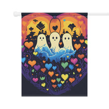 DistinctInk Garden & House Banner Flag with A Life Of Adventure Design for Halloween  LGBTQ+ Pride