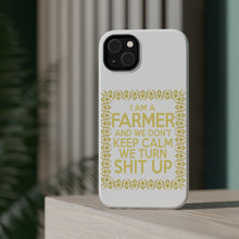 DistinctInk ToughCase for Apple iPhone, Compatible with MagSafe Charging - I'm a Farmer and We Don't Keep Calm