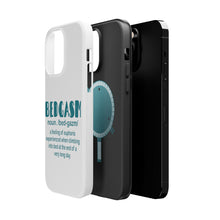 DistinctInk ToughCase for Apple iPhone, Compatible with MagSafe Charging - Bedgasm Definition Climb in Bed Lon Day