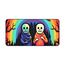 DistinctInk Desk Mat with Living Life to the Fullest Design for Halloween  LGBTQ+ Pride