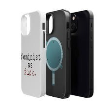 DistinctInk ToughCase for Apple iPhone, Compatible with MagSafe Charging - Feminist as F%ck
