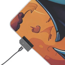 DistinctInk LED Gaming Mouse Pad with Spooky Sweet Treats Design for Halloween