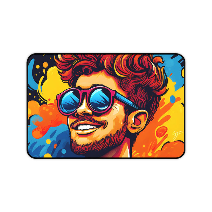 DistinctInk Desk Mat with The Power of Simplicity Design for LGBTQ+ Pride