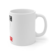 DistinctInk Glossy White Coffee / Tea Mug - Tooth Doctor Dentist