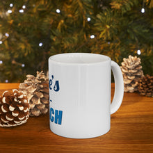DistinctInk Glossy White Coffee / Tea Mug - Life's a Beach