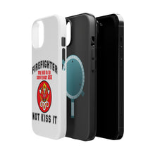 DistinctInk ToughCase for Apple iPhone, Compatible with MagSafe Charging - Firefighter - Job is to Save You