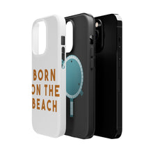 DistinctInk ToughCase for Apple iPhone, Compatible with MagSafe Charging - Born on the Beach