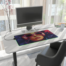 DistinctInk LED Gaming Mouse Pad with Living a Full Life Design for LGBTQ+ Pride