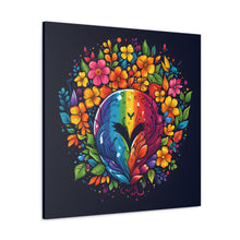 DistinctInk Canvas Wall Art with A World of Possibilities for LGBTQ+ Pride
