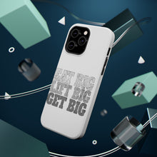DistinctInk ToughCase for Apple iPhone, Compatible with MagSafe Charging - Eat Big Lift Big Get Big