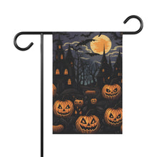 DistinctInk Garden & House Banner Flag with Spooky All Hallows' Eve Design for Halloween