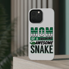 DistinctInk ToughCase for Apple iPhone, Compatible with MagSafe Charging - Mom of a Freaking Awesome Snake