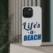 DistinctInk ToughCase for Apple iPhone, Compatible with MagSafe Charging - Life's a Beach