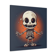 DistinctInk Canvas Wall Art with Skelly's Halloween Bash for Halloween