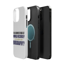 DistinctInk ToughCase for Apple iPhone, Compatible with MagSafe Charging - Guinness Book Of Records - My Biography