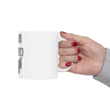 DistinctInk Glossy White Coffee / Tea Mug - Fear the Beard