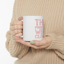 DistinctInk Glossy White Coffee / Tea Mug - This Princess Wear Cleats