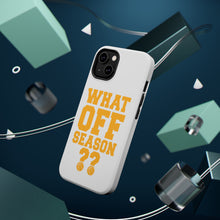 DistinctInk ToughCase for Apple iPhone, Compatible with MagSafe Charging - What Off Season? Basketball