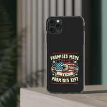 DistinctInk Hybrid (Acrylic/TPU) Clear Slim Fit Case for Apple iPhone | Trump: Promises Made, Promises Kept - Conservative