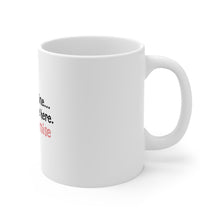 DistinctInk Glossy White Coffee / Tea Mug - Rain or Shine I'll Always Be Here. Pinky Promise