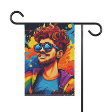 DistinctInk Garden & House Banner Flag with The Power of Simplicity Design for LGBTQ+ Pride