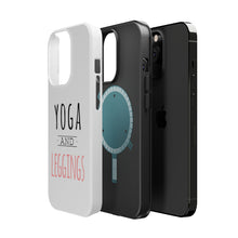 DistinctInk ToughCase for Apple iPhone, Compatible with MagSafe Charging - Yoga and Leggings