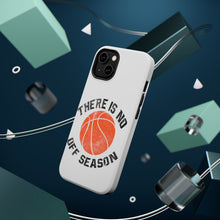 DistinctInk ToughCase for Apple iPhone, Compatible with MagSafe Charging - Basketball There is No Off Season