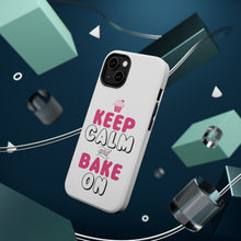 DistinctInk ToughCase for Apple iPhone, Compatible with MagSafe Charging - Keep Calm and Bake On