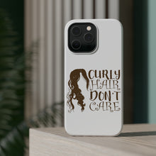 DistinctInk ToughCase for Apple iPhone, Compatible with MagSafe Charging - Curly Hair Don't Care